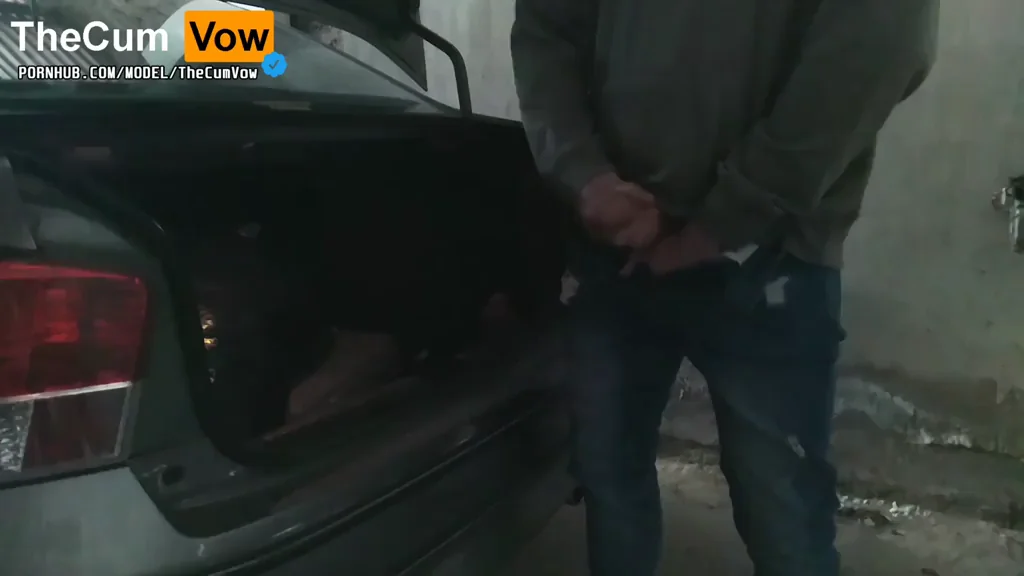 Public Car Wank Thrill: Risky Cum Blast 🚗💦😈
