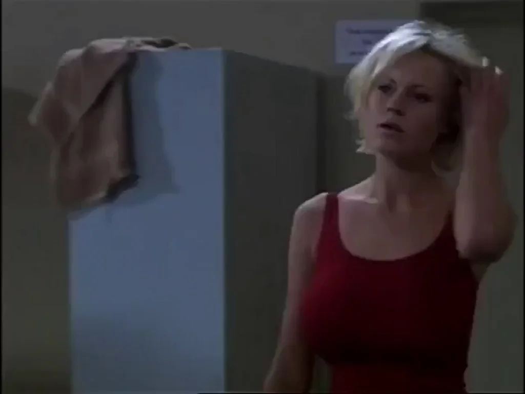 Blonde Bombshell's Epic Tit Envy Face in Steamy Shower 😍🍈🍈