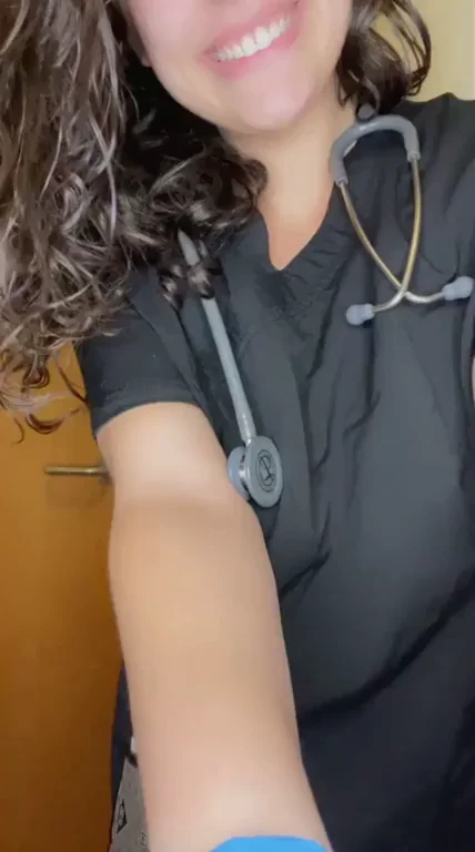 Baggy scrubs and no bra is my fav, hbu?