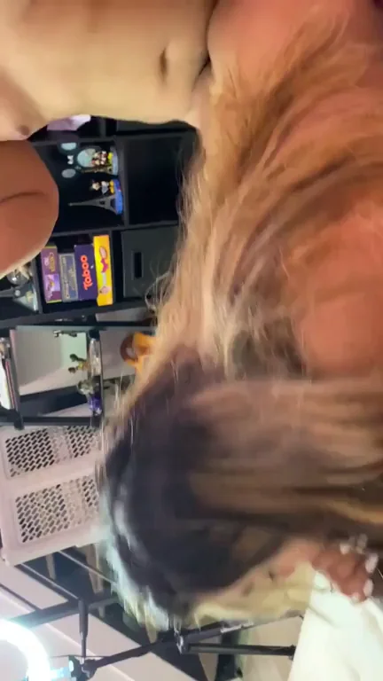 💦 Slut Wife Cums Hard Spit-Roasted by Hubby & Bull 🐂🍆 2 Cocks Rule!