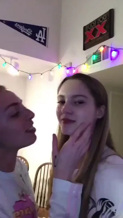 She Looks A Little Embarrassed At The End