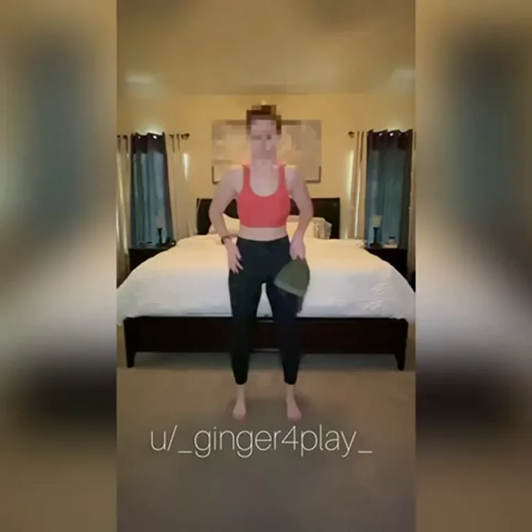 MILF Hotwife's TikTok Tease: Slutty Bedside Strip & Pose