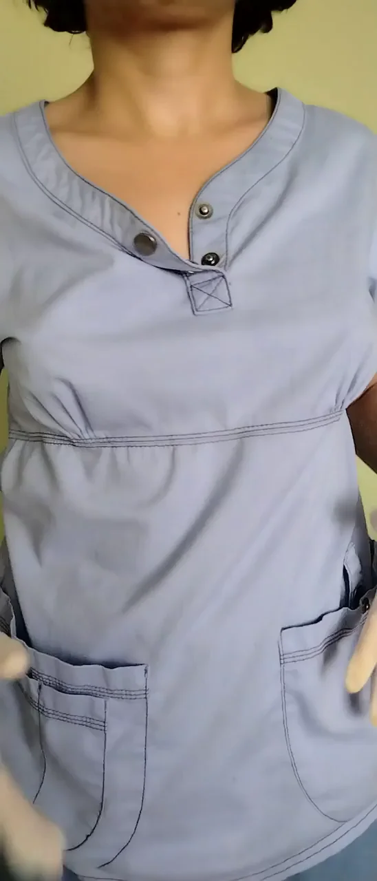 Lift My Scrubs? Nurse's Slutty Uniform Reveal!