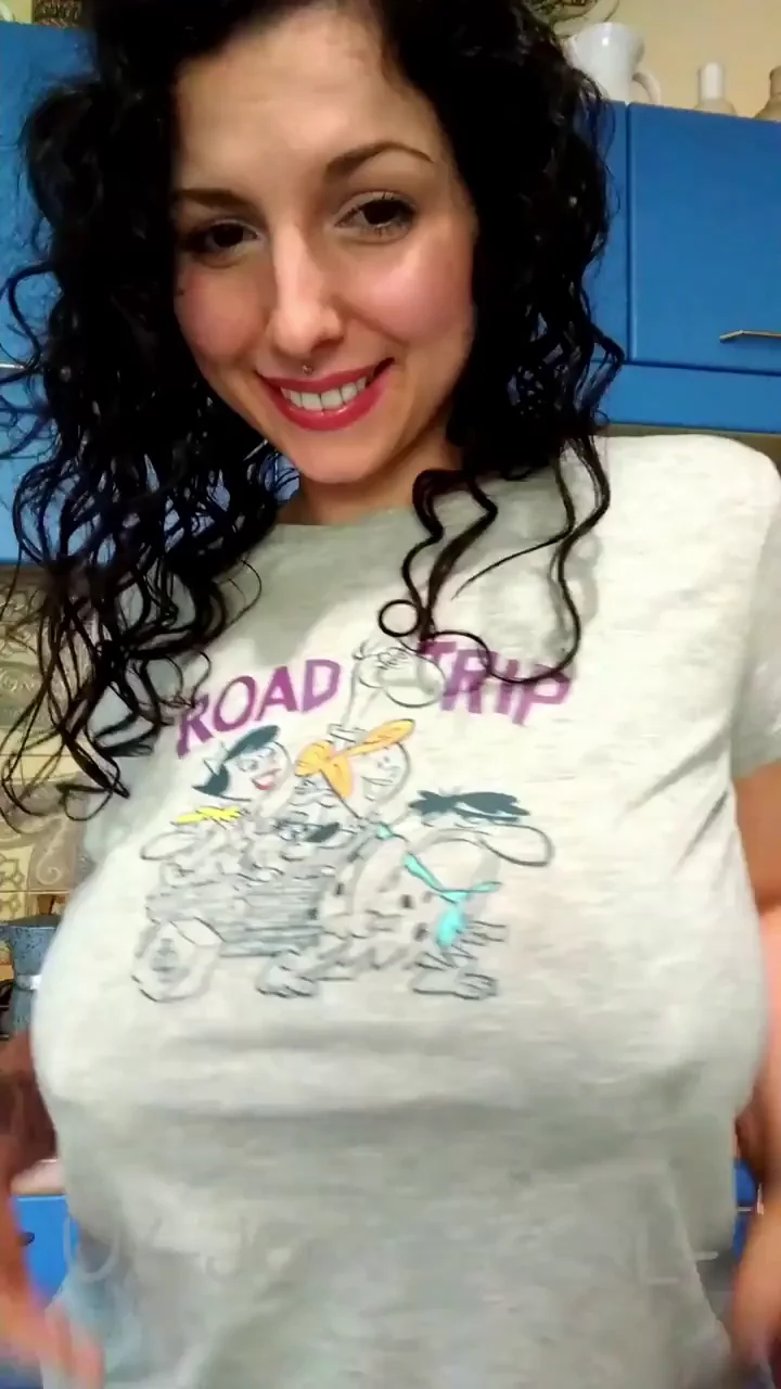 Yabba Dabba Massive Tits Tease!