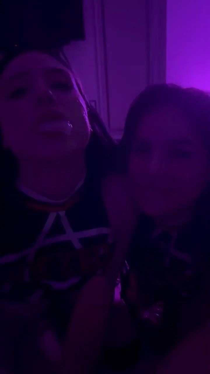 Two Hot Girls Sharing the Load