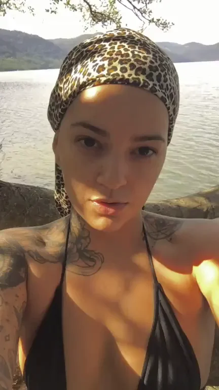 Tiny Tits Tease in Wild Nature 🌿🍒