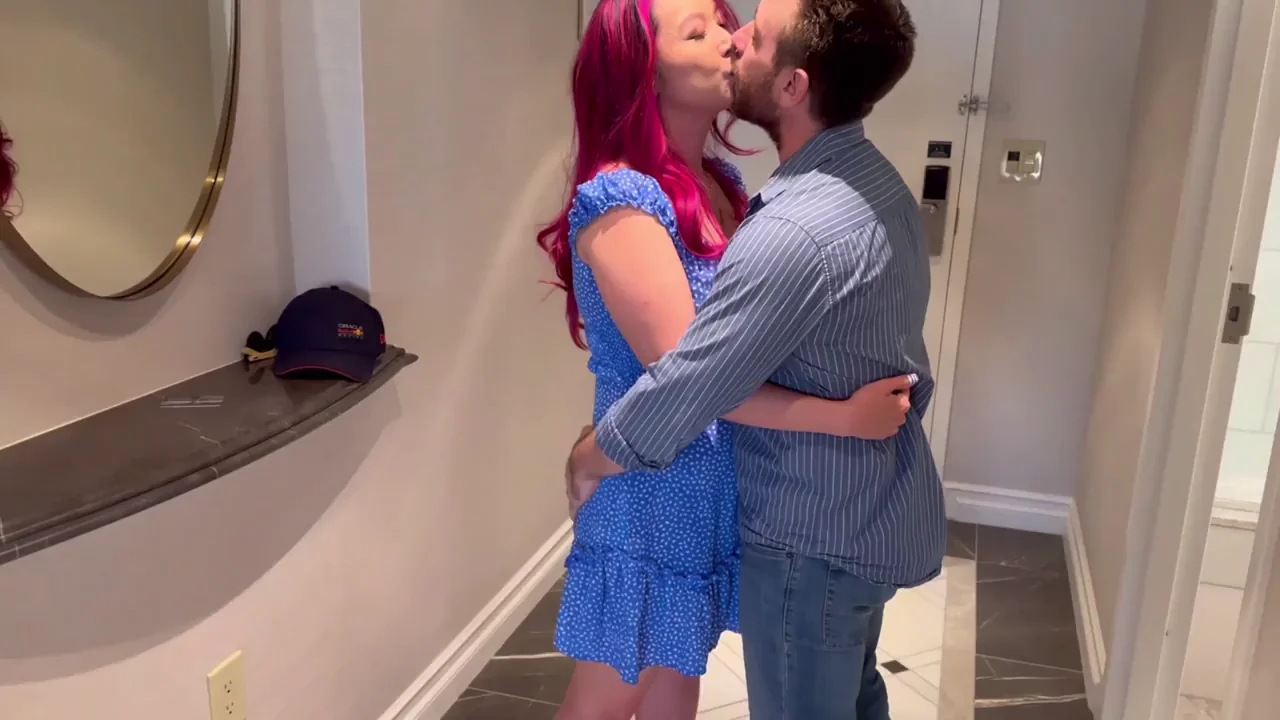 Giving this guy a proper Asian hotwife welcome to Vegas