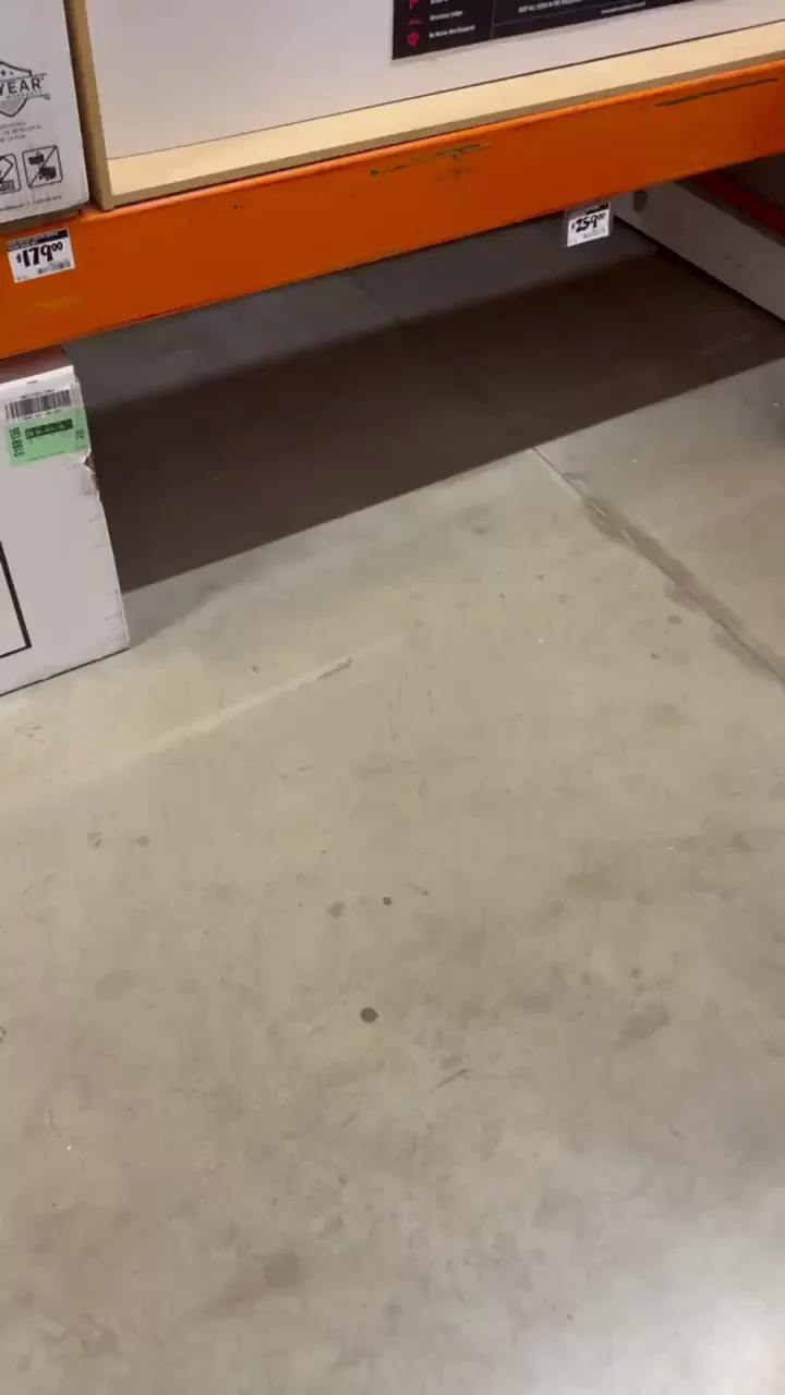 Testing out the bathtub at the store with my friend