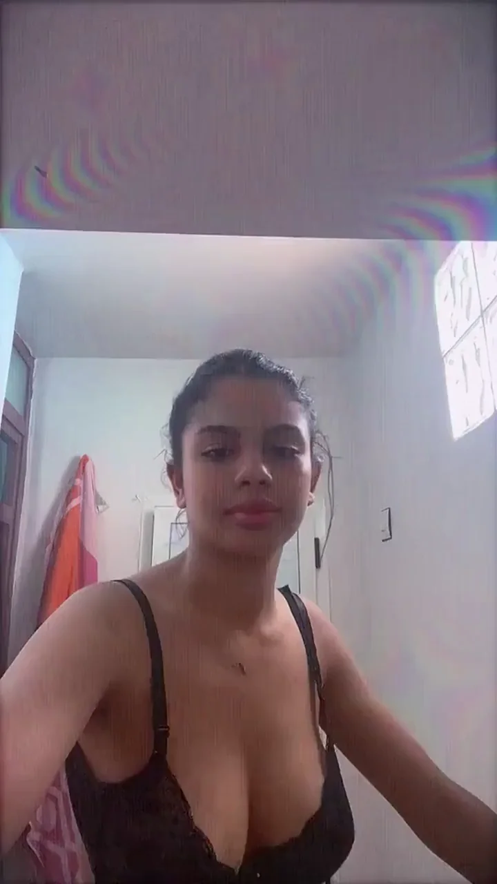 Tummy Tease: Spray This Slutty Latina's Flat Belly Down! 💦