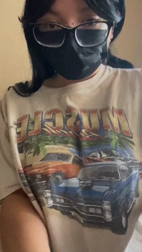 Innocent 19yo Asian's Stacked Titties 😍 Ready for Your Cum Target 🎯