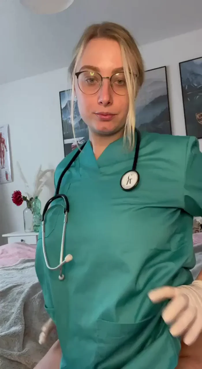 🔥 Thick Nurse Slut Fixes Your Hard Dick Throbbing 😈🍆