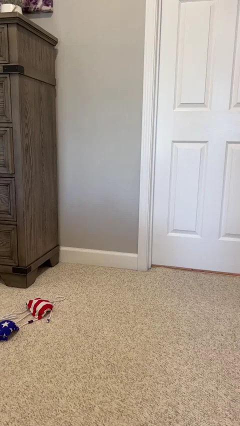 Thick MILF Teases in Stars and Stripes Thong