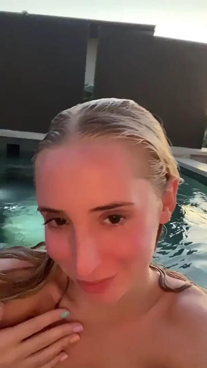 Kicking Off the Pool Party with My Juicy Tits 😘💦