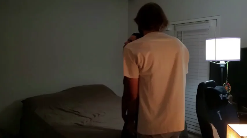 My partner's best friend taking off my sexy dress and about to punish me in front of my partner...