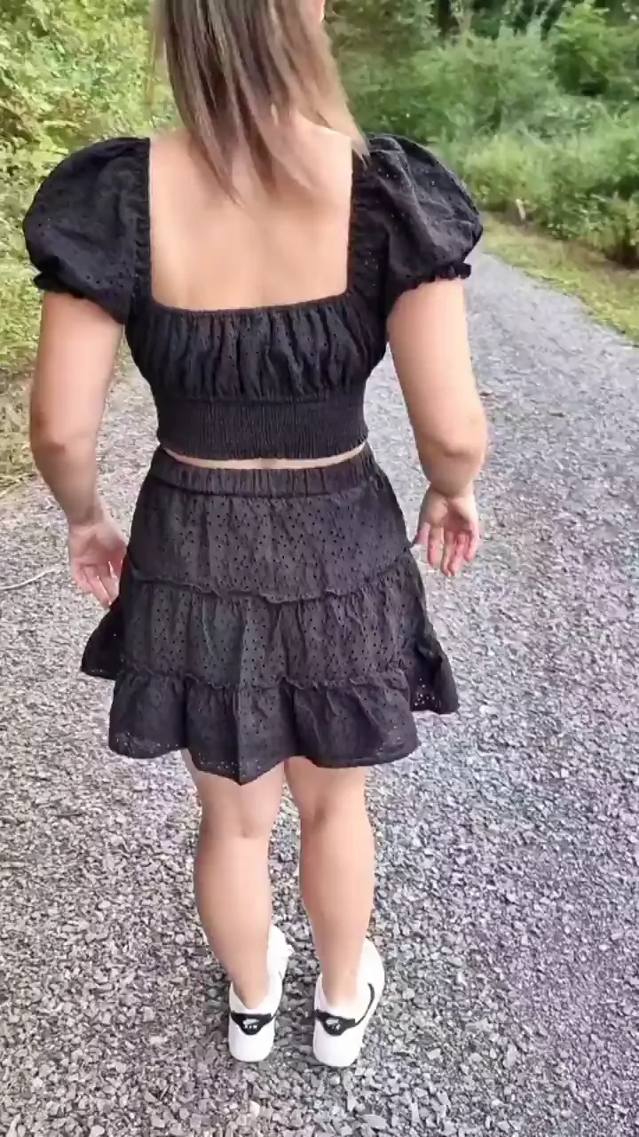 Teen Slut Stretches Her Super Tight Ass Outdoors