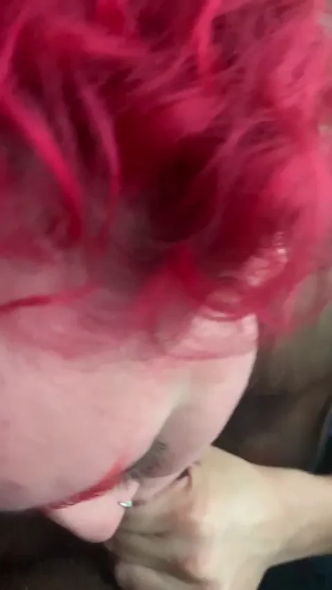 🔥 Redhead Slut Deepthroats Dick Till She Forgets to Breathe 💦🍆