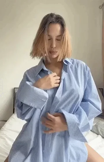 oops, I think this shirt is too big for my tits