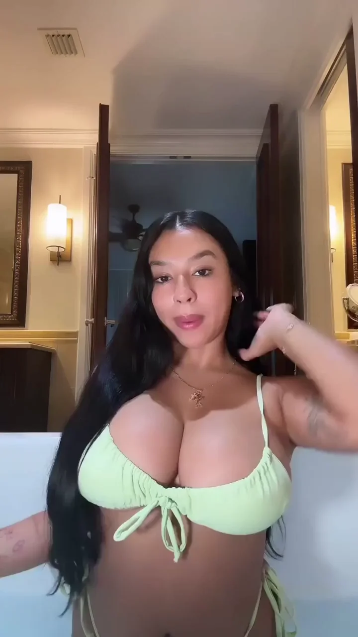 Big Tits in Green