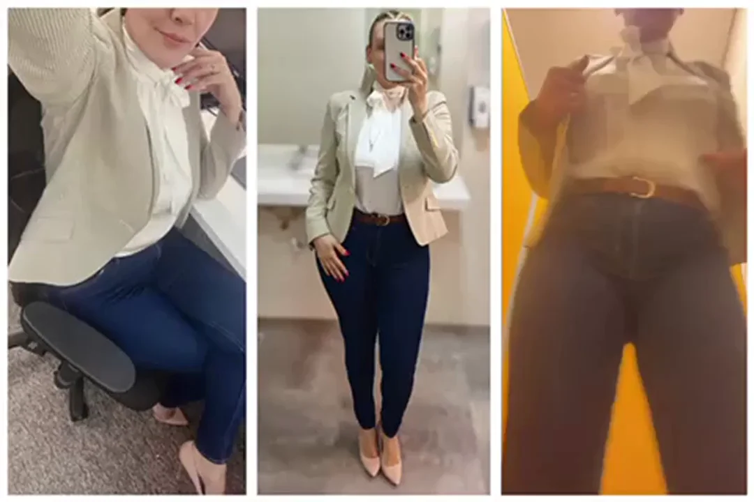 Office Slut's Secret Reddit Tease: Tits Out at Work! 😈💋