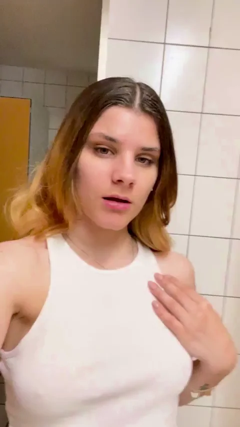 I still shortly before gym show my tits