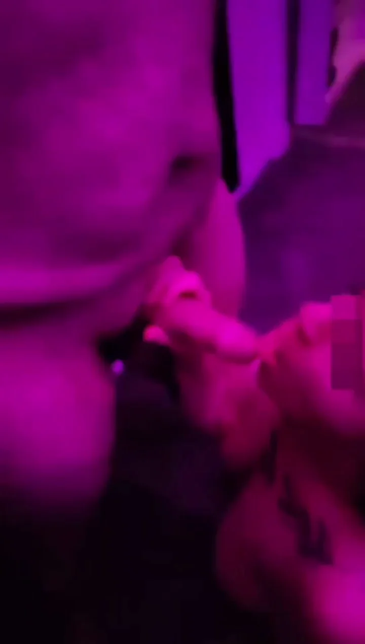 Enjoying the Airbnb's sex room with some friends