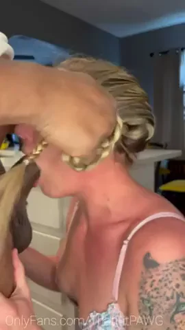 Trying to fit his BBC down my throat