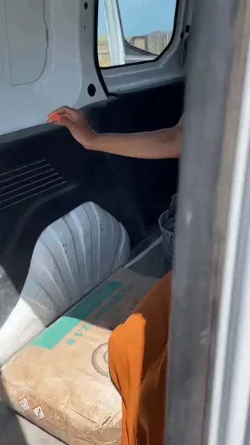 🔥 New Co-Worker Asian Babe Flashes Massive Tits in Van 🚗💦