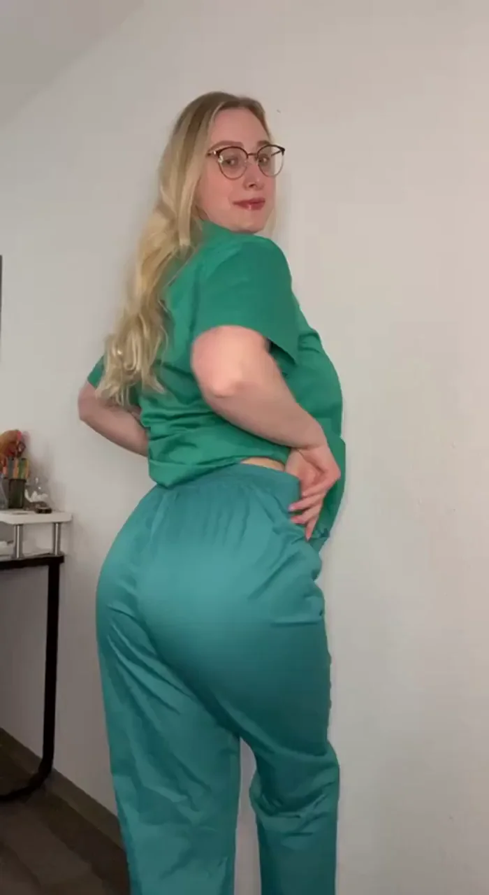 Scrubs Off, Thick Booty Pops Out 🍑👩‍⚕️🔥
