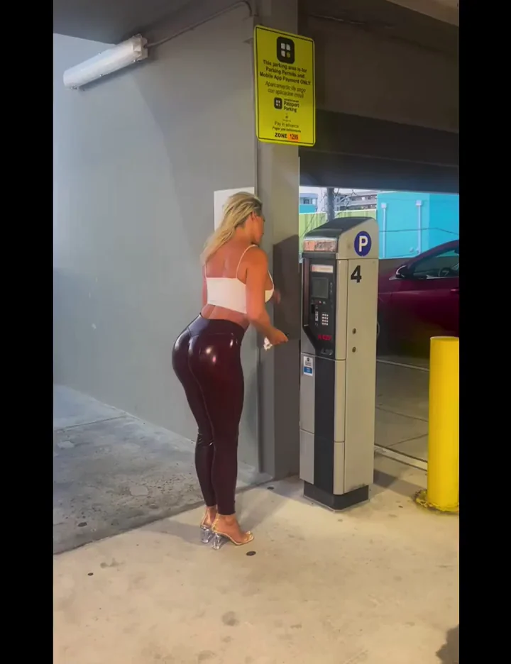 She might need some help paying for her parking
