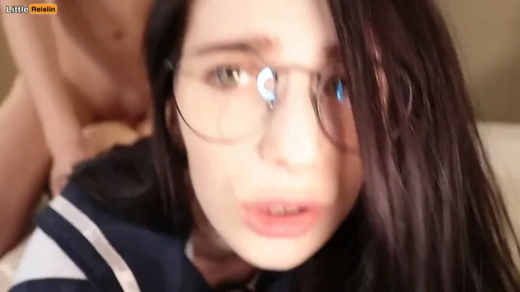 Glasses-Wearing Schoolgirl Cosplay Slut Gets Rough Fucked 😈👓🍆