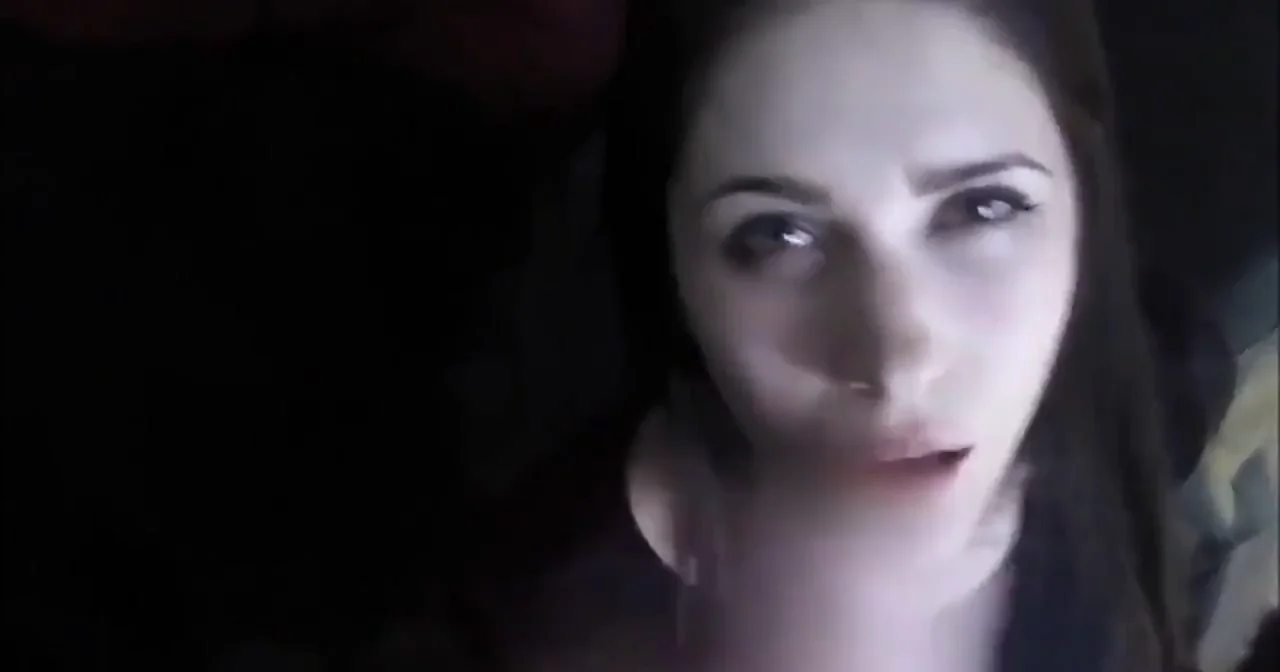The expression of this girl waiting for the cumshot is shockingly erotic