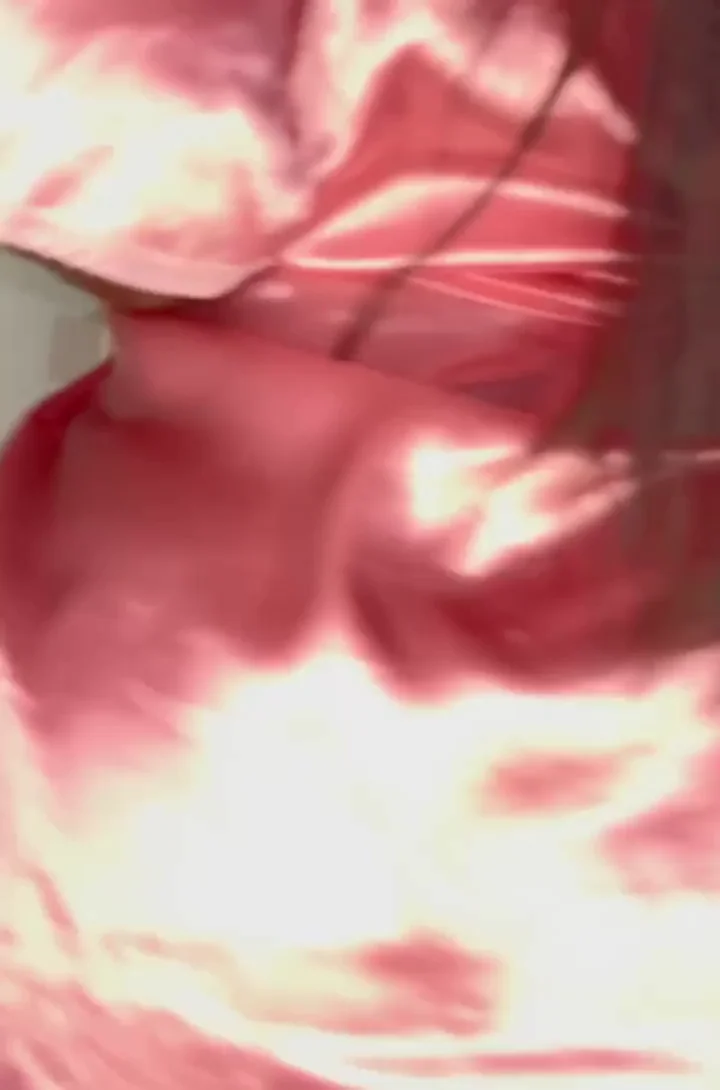 Thick Latina Fuckdoll's Shiny Pink Booty Tease 🍑💦