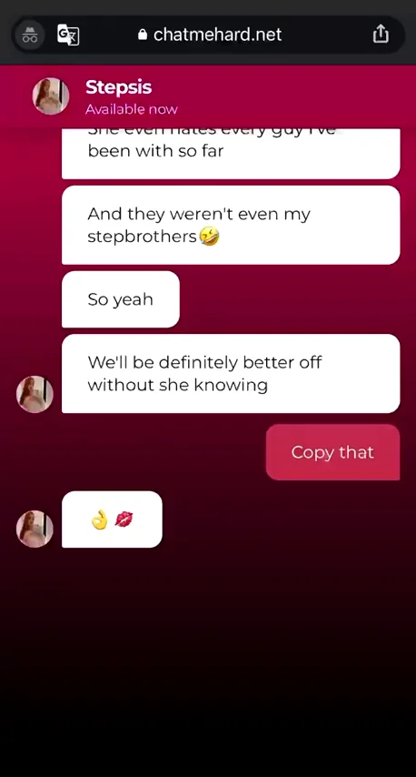 Step mom goes naughty while texting