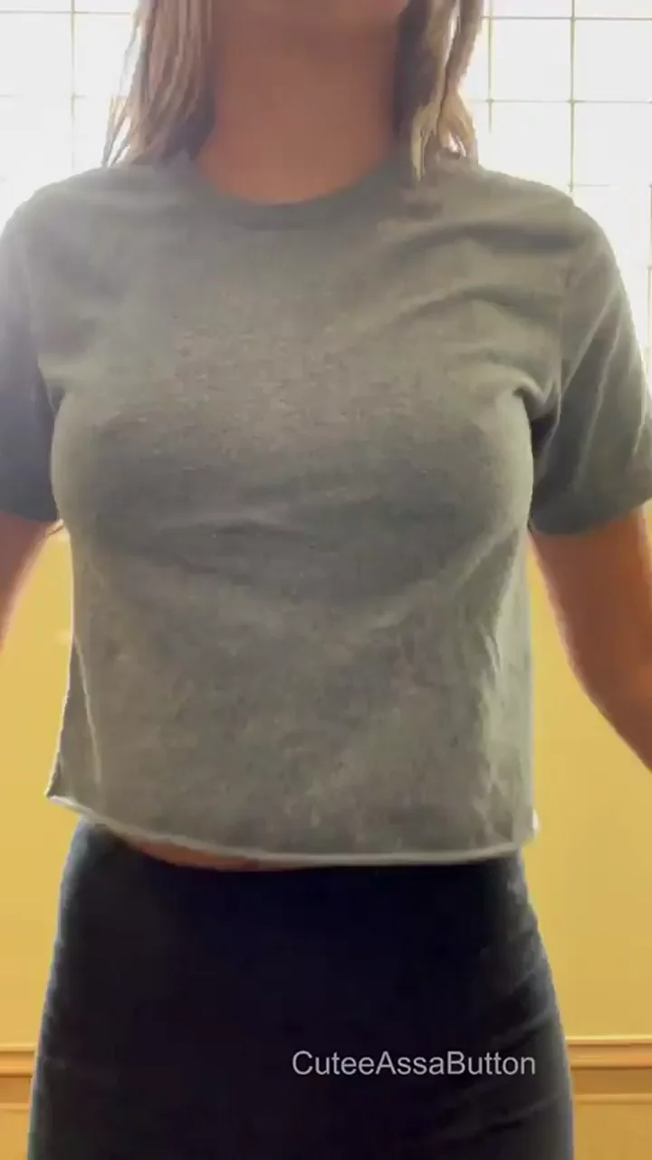 Gym Slut Flashes Perky Nipples Getting Rock Hard