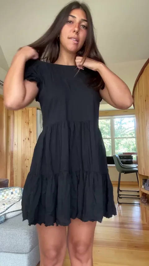 Sundress Hiding My Slutty Curves? Time to Strip & Tease 😈🍆