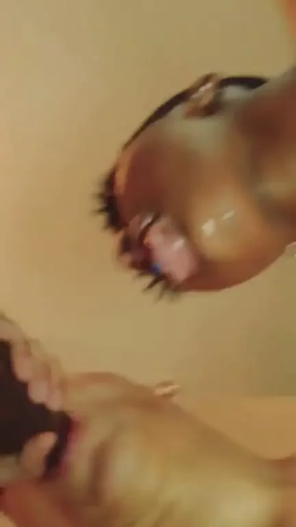 Ebony Slut Sandwiched Between Massive BBCs 🍫🍆💦