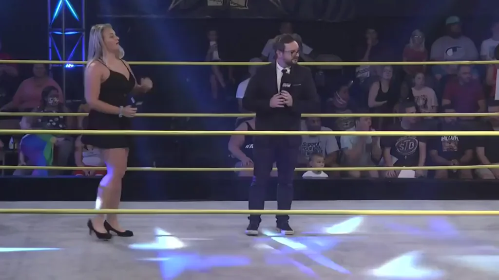 Dani Luna's Killer Legs Steal the Wrestling Ring Show