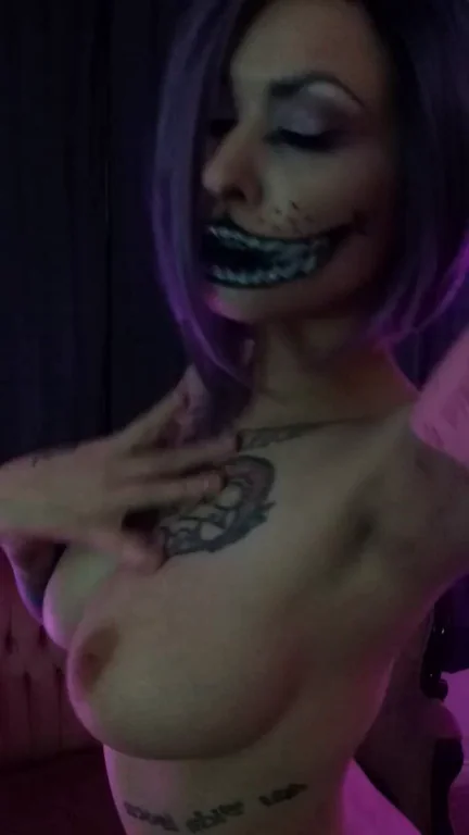Cheshire Cat's Big Tit Tease 😻💜🔥