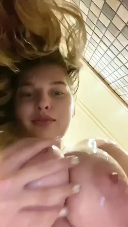 Wet Slutty Tits Dripping for You 💦🍈🍈