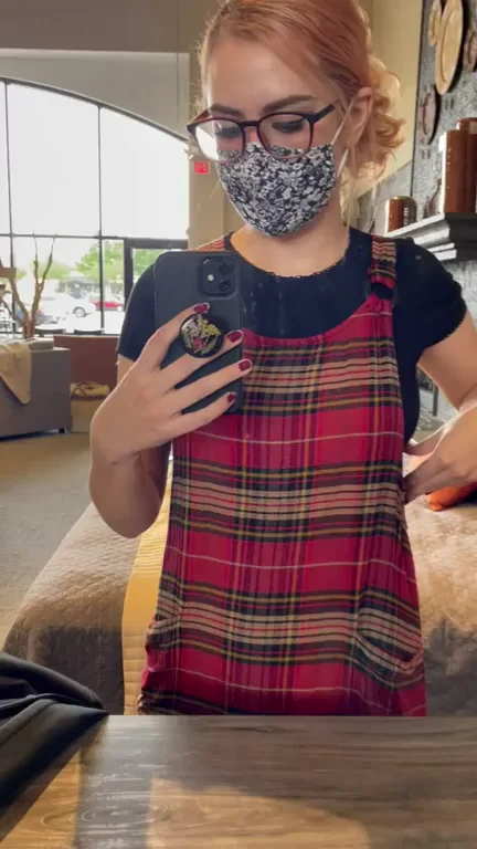Caught flashing in the furniture store ?