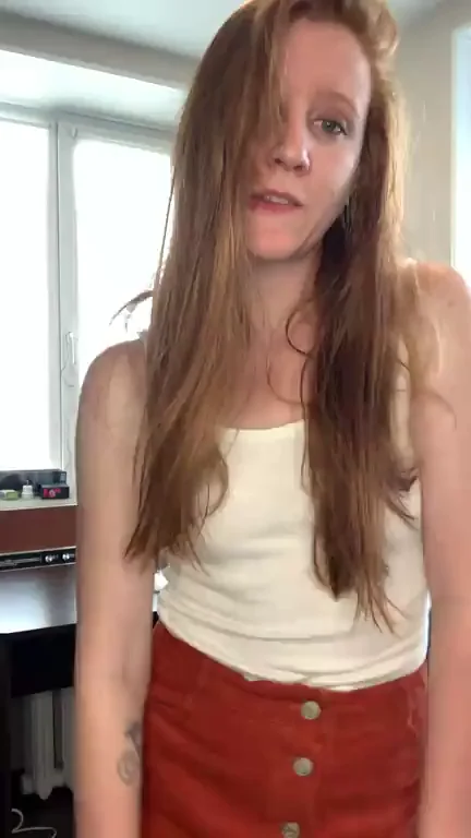 🔥 Insecure Redhead Slut Teases Strip in Subreddit? 😏 Should I Bare It All Guys? 💦