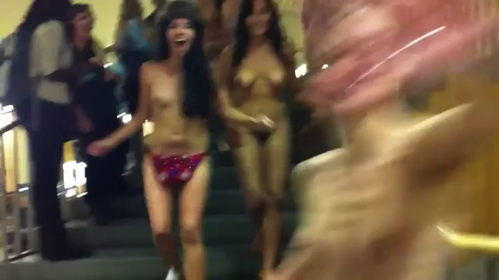 Berkeley Cal Nude Run Sluts Flashing Tits and Ass