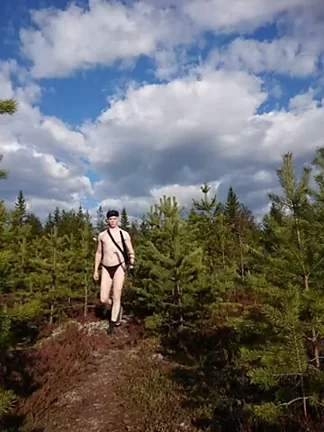 [M] Me naked in forest