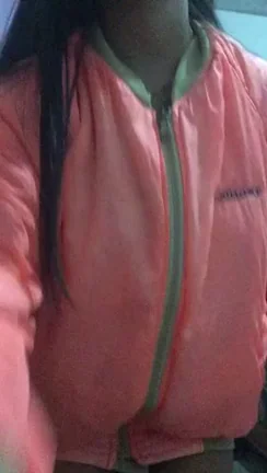 Hot Asian Social Media Slut Teases Her Juicy Tits in Pink Jacket 😍🍈🍈