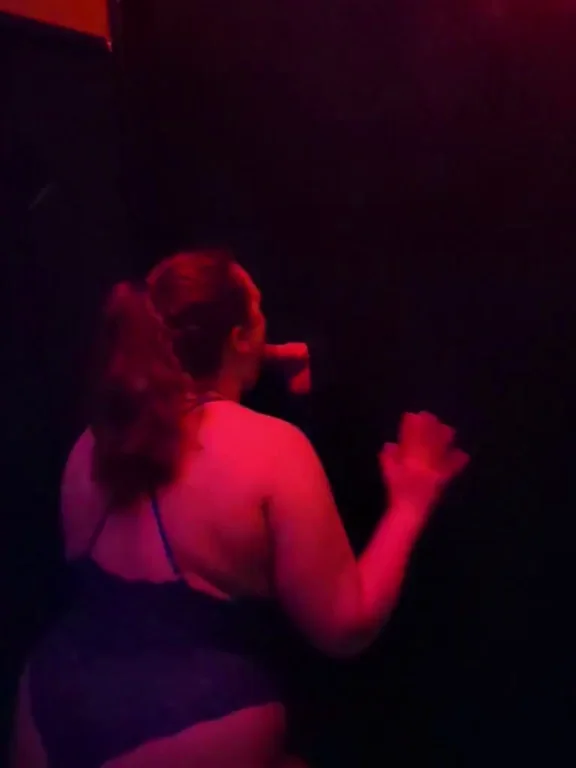 🔥 Slurping Stranger Cock at Glory Hole Gloryhole BJ 😈 [OC]