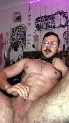 Watch me blow my load all over my self