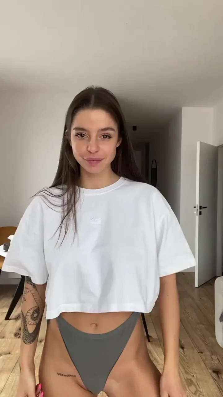 Teasing My Pierced Nipples and Massive Tits Surprise