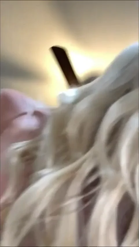 Blonde Bombshell Fingers Her Pussy to Explosive Boom