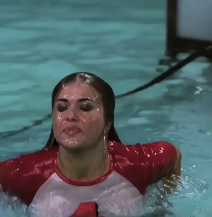 Carmen Electra's Wet Big Tit Pool Tease in My Boss's Daughter 💦🔥👙