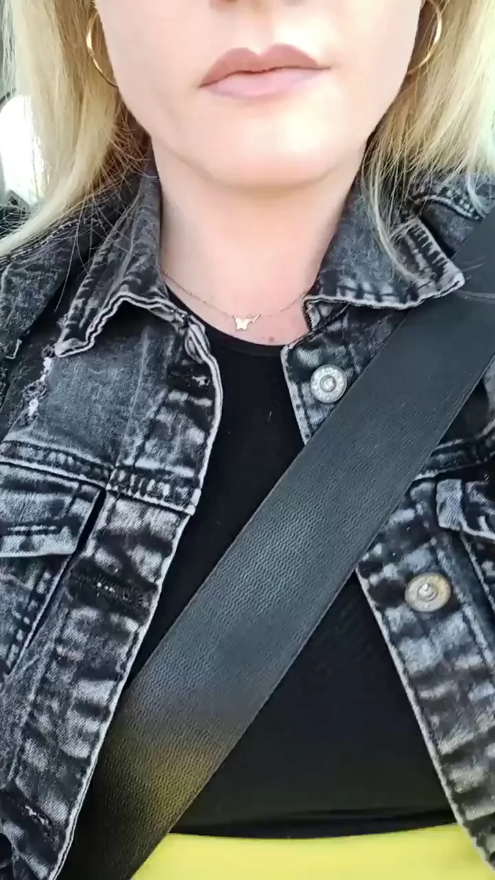 Showing off in the car. Never miss a moment.